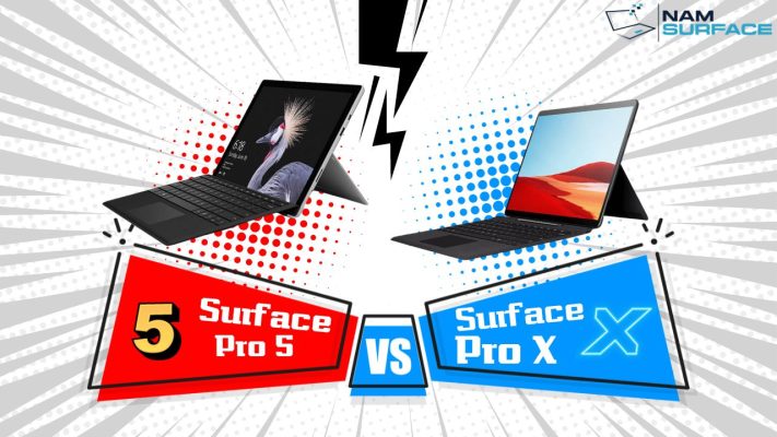 Surface Pro 5 vs X